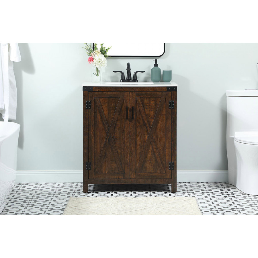Elegant Bathroom Vanity - Espresso (VF90230EX)
