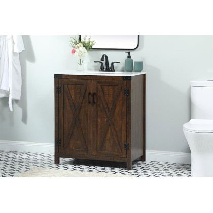 Elegant Bathroom Vanity - Espresso (VF90230EX)
