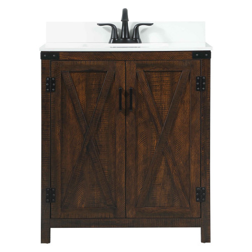Elegant Bathroom Vanity - Espresso (VF90230EX-BS)