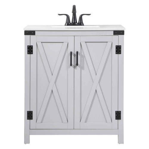 Elegant Bathroom Vanity - Gray (VF90230GR)