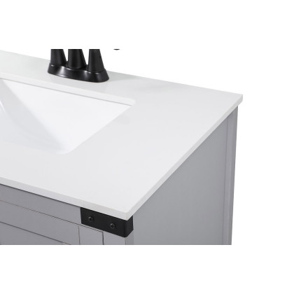 Elegant Bathroom Vanity - Gray (VF90230GR)