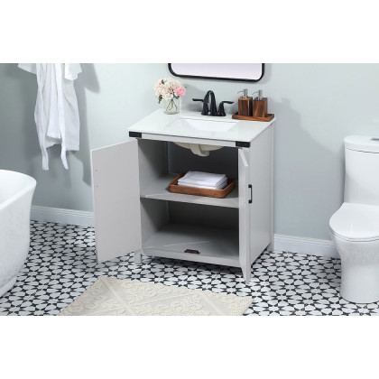 Elegant Bathroom Vanity - Gray (VF90230GR)