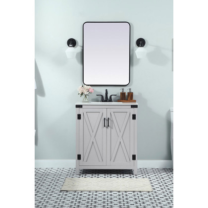 Elegant Bathroom Vanity - Gray (VF90230GR)