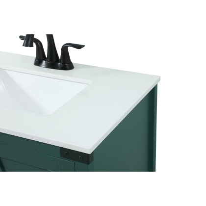 Elegant Bathroom Vanity - Green (VF90230MGN)