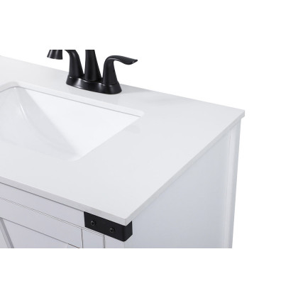 Elegant Bathroom Vanity - White (VF90230WH)