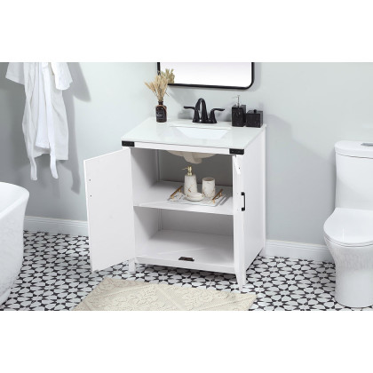 Elegant Bathroom Vanity - White (VF90230WH)