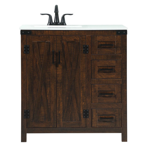 Elegant Bathroom Vanity - Espresso (VF90232EX)