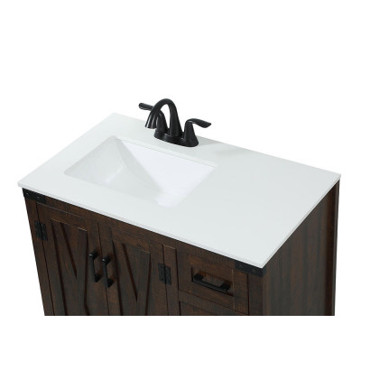 Elegant Bathroom Vanity - Espresso (VF90232EX)