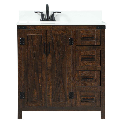 Elegant Bathroom Vanity - Espresso (VF90232EX-BS)
