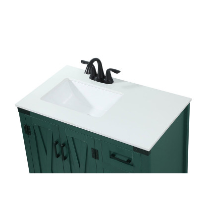 Elegant Bathroom Vanity - Green (VF90232MGN)