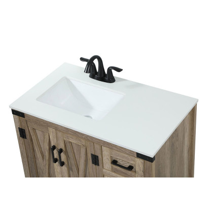 Elegant Bathroom Vanity - Natural Wood (VF90232NT)