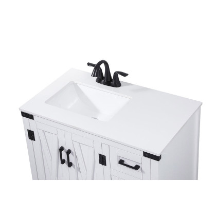 Elegant Bathroom Vanity - White (VF90232WH)