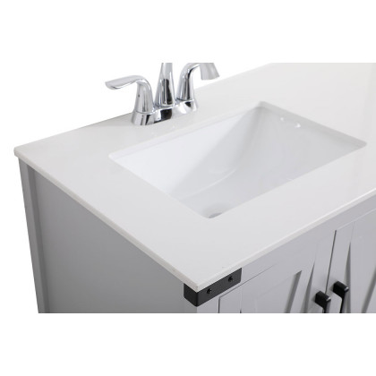 Elegant Bathroom Vanity - Gray (VF90236GR)