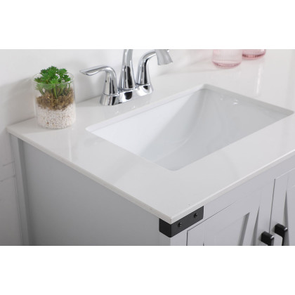 Elegant Bathroom Vanity - Gray (VF90236GR)