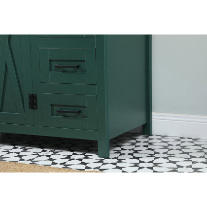 Elegant Bathroom Vanity - Green (VF90236MGN)