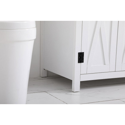 Elegant Bathroom Vanity - White (VF90236WH-BS)