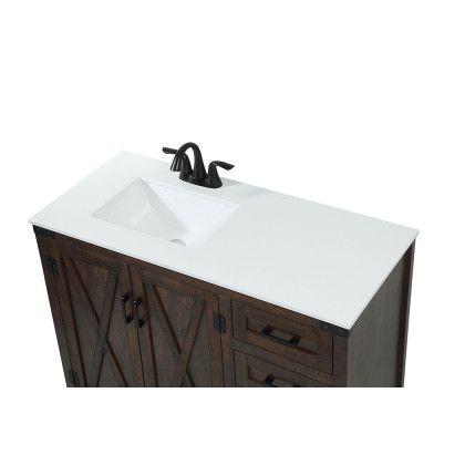 Elegant Bathroom Vanity - Espresso (VF90242EX)