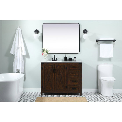 Elegant Bathroom Vanity - Espresso (VF90242EX)