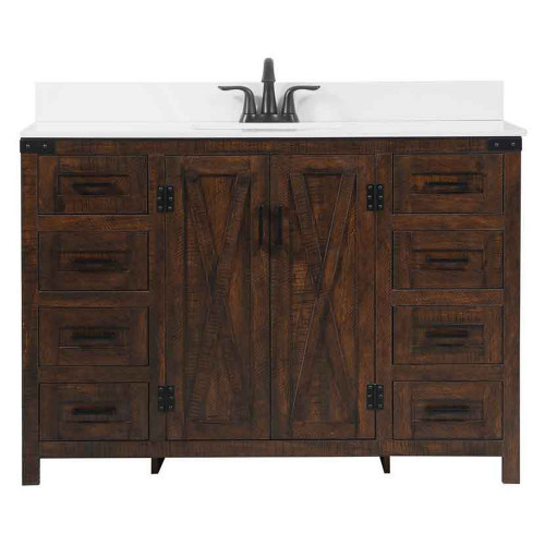 Elegant Bathroom Vanity - Espresso (VF90248EX-BS)