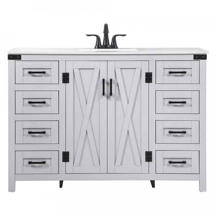 Elegant Bathroom Vanity - Gray (VF90248GR)