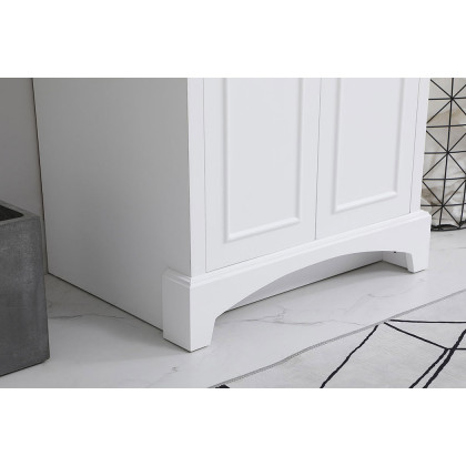Elegant Bathroom Vanity - White, L 24" (VF90624WH)