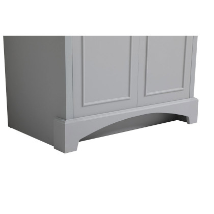 Elegant Bathroom Vanity - Gray, L 30" (VF90630GR)