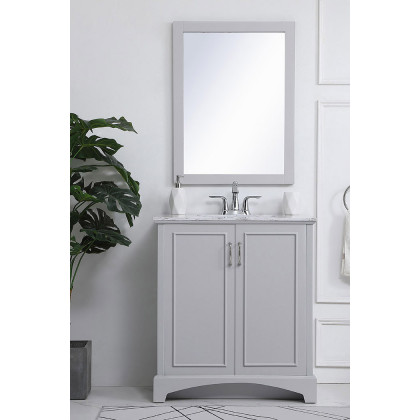 Elegant Bathroom Vanity - Gray, L 30" (VF90630GR)