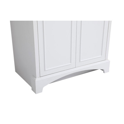 Elegant Bathroom Vanity - White, L 30" (VF90630WH)