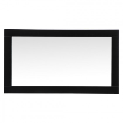 Elegant Wall Mirror - Black, D 18", H 32" (VM21832BK)