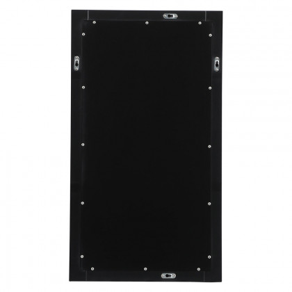 Elegant Wall Mirror - Black, D 18", H 32" (VM21832BK)