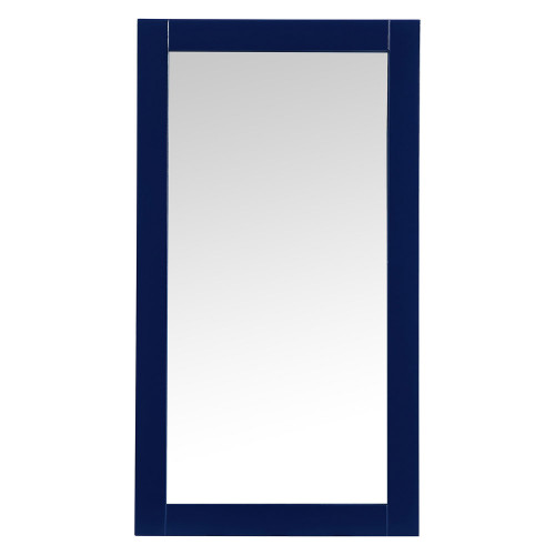 Elegant Wall Mirror - Blue, D 18", H 32" (VM21832BL)