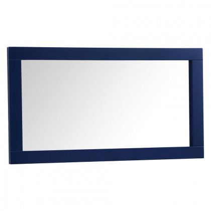 Elegant Wall Mirror - Blue, D 18", H 32" (VM21832BL)