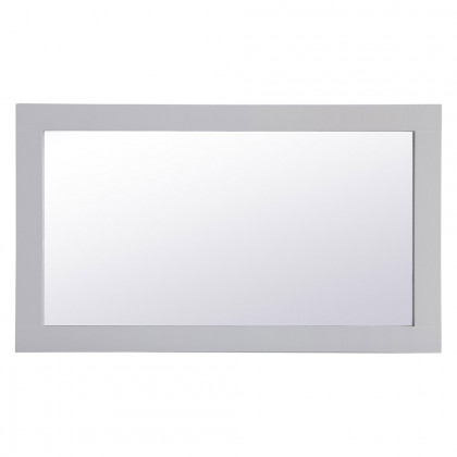 Elegant Wall Mirror - Gray, D 18", H 32" (VM21832GR)