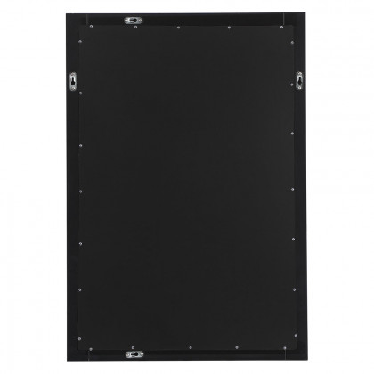 Elegant Wall Mirror - Black, D 22", H 32" (VM22232BK)