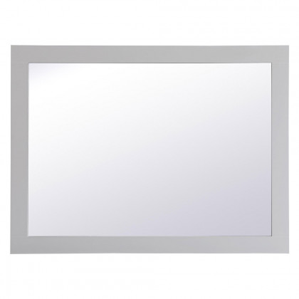 Elegant Wall Mirror - Gray, D 24", H 32" (VM22432GR)