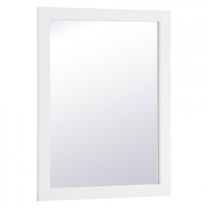 Elegant Wall Mirror - White, D 24", H 32" (VM22432WH)