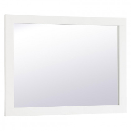 Elegant Wall Mirror - White, D 24", H 32" (VM22432WH)