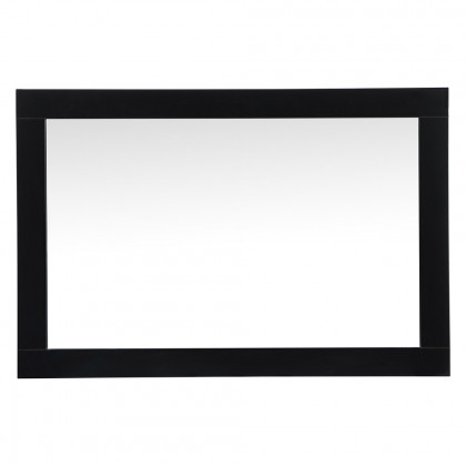 Elegant Wall Mirror - Black, D 24", H 36" (VM22436BK)