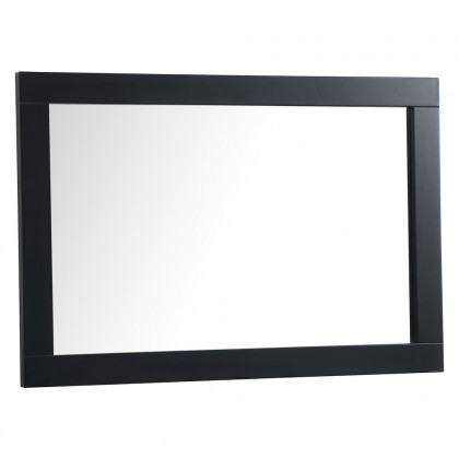 Elegant Wall Mirror - Black, D 24", H 36" (VM22436BK)