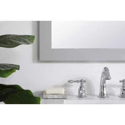 Elegant Wall Mirror - Gray, D 24", H 36" (VM22436GR)