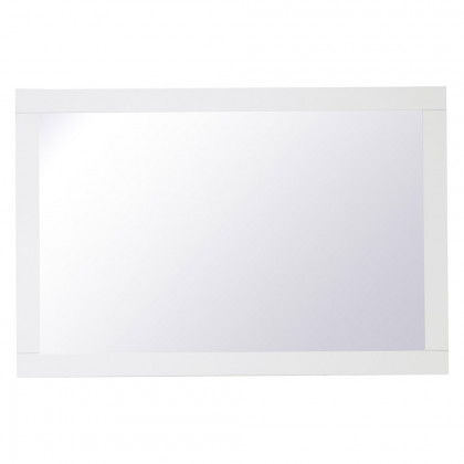 Elegant Wall Mirror - White, D 24", H 36" (VM22436WH)