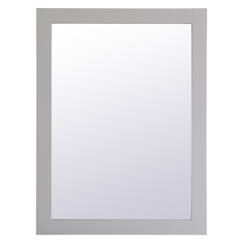 Elegant Wall Mirror - Gray, D 27", H 36" (VM22736GR)