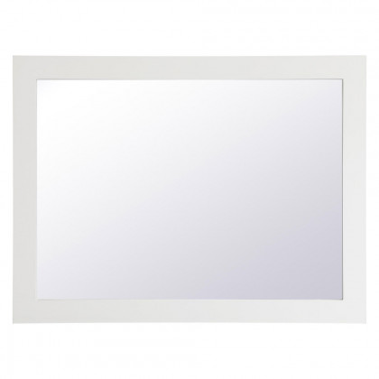 Elegant Wall Mirror - White, D 27", H 36" (VM22736WH)