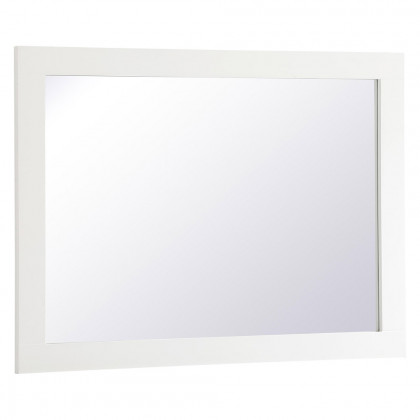Elegant Wall Mirror - White, D 27", H 36" (VM22736WH)