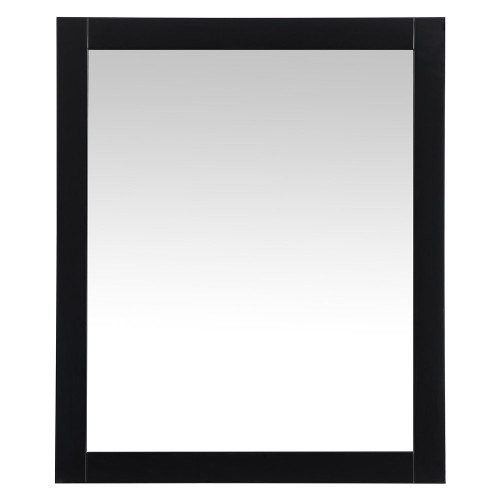 Elegant Wall Mirror - Black, D 30", H 36" (VM23036BK)