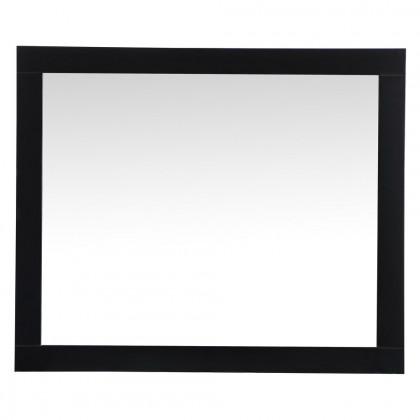 Elegant Wall Mirror - Black, D 30", H 36" (VM23036BK)