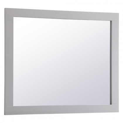 Elegant Wall Mirror - Gray, D 30", H 36" (VM23036GR)