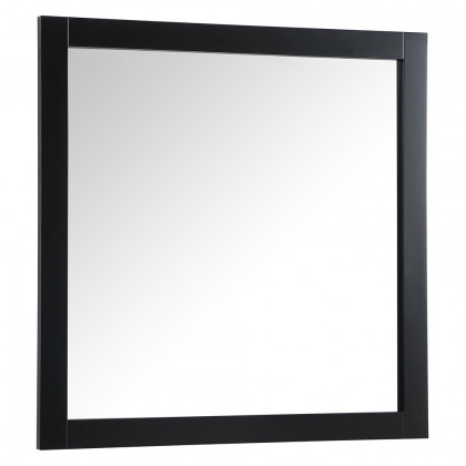 Elegant Wall Mirror - Black, D 36", H 36" (VM23636BK)