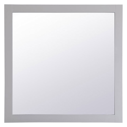 Elegant Wall Mirror - Gray, D 36", H 36" (VM23636GR)