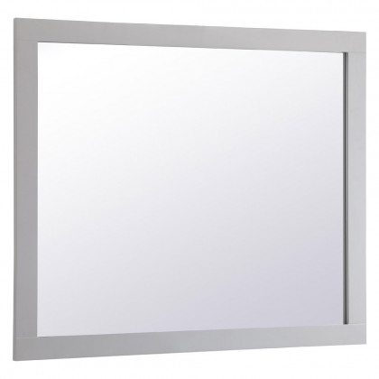 Elegant Wall Mirror - Gray, D 42", H 36" (VM24236GR)